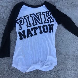 Victoria’s Secret Pink Baseball Tee